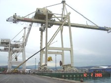 Port Koper crane